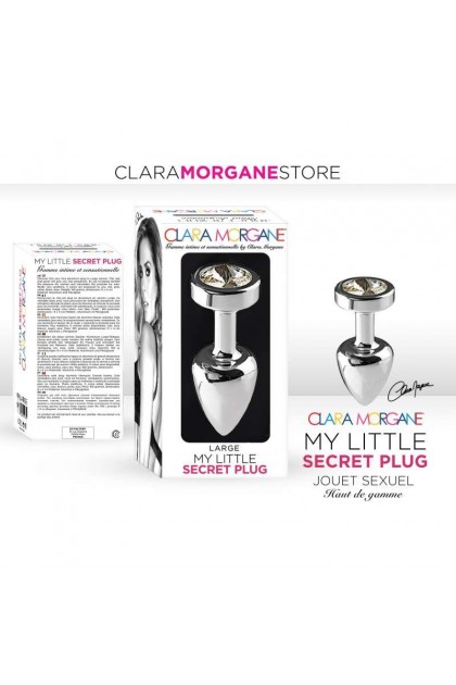 Plug bijou my little secret plug - BLANC - L - Love Shop Avenue