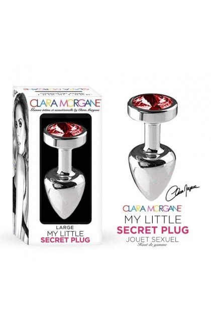 Plug bijou my little secret plug - ROUGE - L - Love Shop Avenue