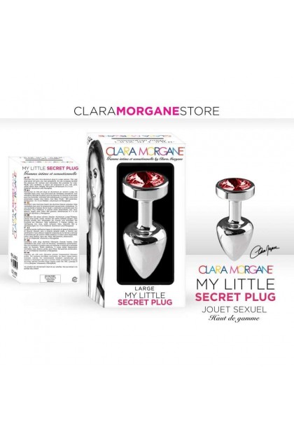 Plug bijou my little secret plug - ROUGE - L - Love Shop Avenue