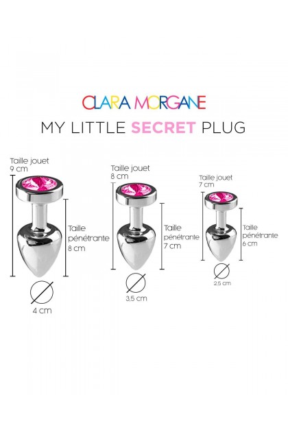 Plug bijou my little secret plug - ROSE - L - Love Shop Avenue