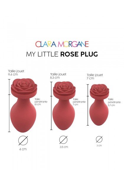 Plug bijou my silicone rose plug - S - Love Shop Avenue