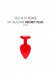 Plug bijou my silicone secret plug - ROUGE - S - Love Shop Avenue