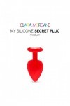 Plug bijou my silicone secret plug - ROUGE - M - Love Shop Avenue