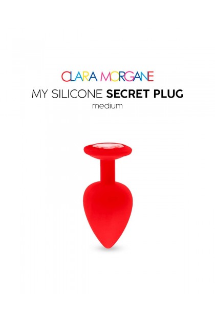 Plug bijou my silicone secret plug - ROUGE - M - Love Shop Avenue