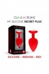 Plug bijou my silicone secret plug - ROUGE - M - Love Shop Avenue