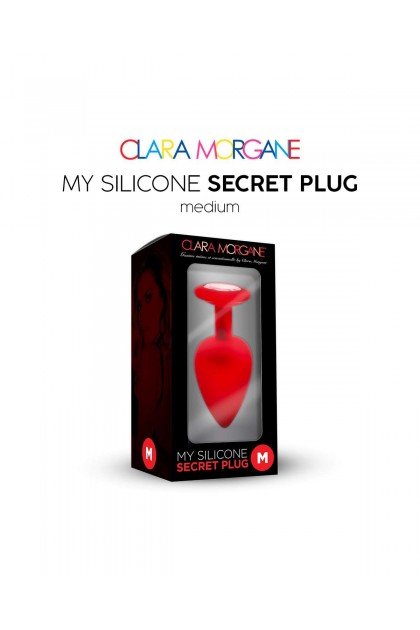 Plug bijou my silicone secret plug - ROUGE - M - Love Shop Avenue