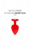 Plug bijou my silicone secret plug - ROUGE - L - Love Shop Avenue