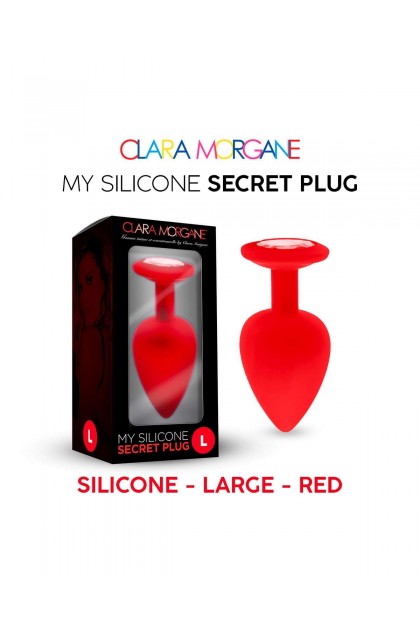Plug bijou my silicone secret plug - ROUGE - L - Love Shop Avenue