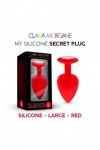 Plug bijou my silicone secret plug - ROUGE - L - Love Shop Avenue