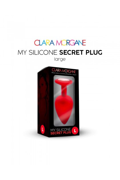 Plug bijou my silicone secret plug - ROUGE - L - Love Shop Avenue