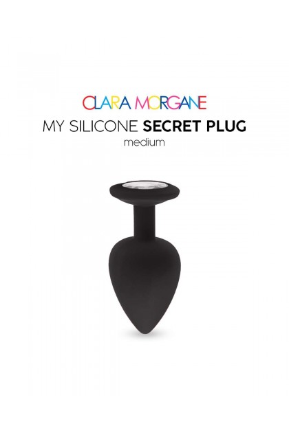 Plug bijou my silicone secret plug - NOIR - M - Love Shop Avenue