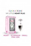 Plug bijou my little heart plug - ROSE - S - Love Shop Avenue