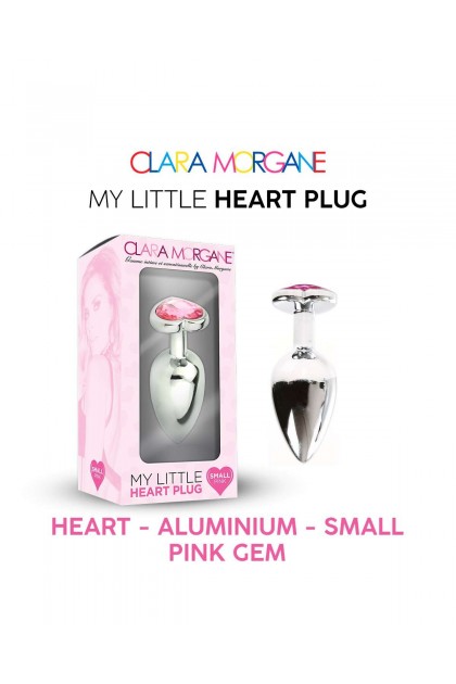Plug bijou my little heart plug - ROSE - S - Love Shop Avenue