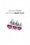 Plug bijou my little heart plug - ROSE - S - Love Shop Avenue