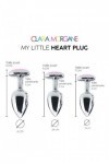 Plug bijou my little heart plug - ROSE - M - Love Shop Avenue