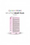 Plug bijou my little heart plug - ROSE - M - Love Shop Avenue