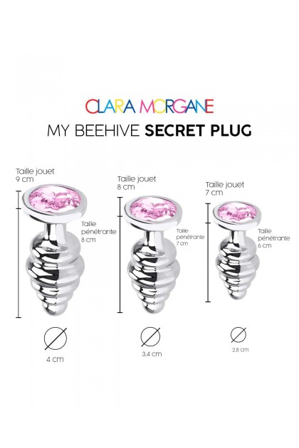 Plug bijou my beehive secret plug - ROSE - S - Love Shop Avenue