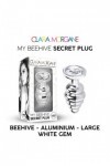 Plug bijou my beehive secret plug - BLANC - L - Love Shop Avenue