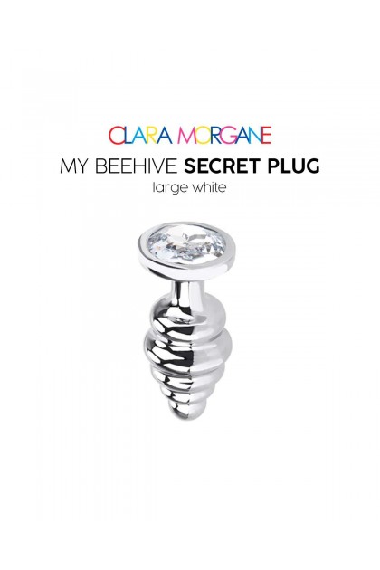 Plug bijou my beehive secret plug - BLANC - L - Love Shop Avenue
