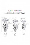 Plug bijou my beehive secret plug - BLANC - L - Love Shop Avenue