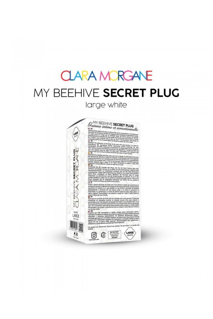 Plug bijou my beehive secret plug - BLANC - L - Love Shop Avenue