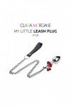 Plug bijou my little leash plug - ROUGE - S - Love Shop Avenue