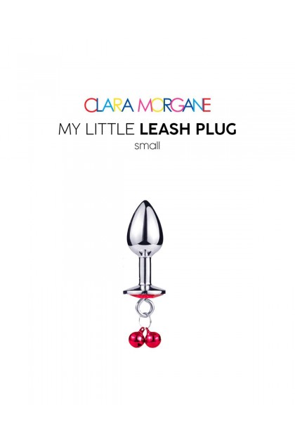 Plug bijou my little leash plug - ROUGE - S - Love Shop Avenue