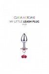 Plug bijou my little leash plug - ROUGE - S - Love Shop Avenue