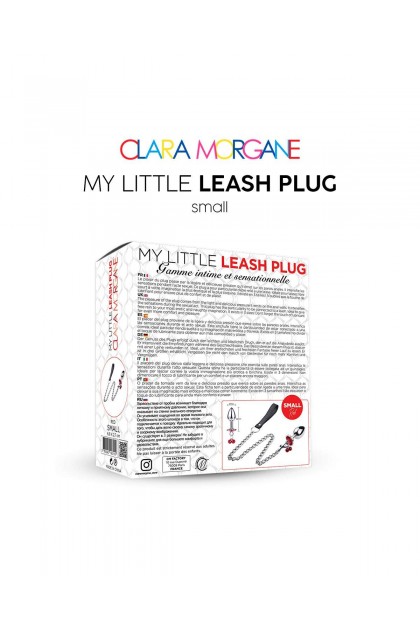 Plug bijou my little leash plug - ROUGE - S - Love Shop Avenue