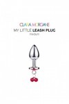 Plug bijou my little leash plug - ROUGE - M - Love Shop Avenue