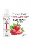 Lubrifiant clara morgane base eau fraise 150ml - Love Shop Avenue