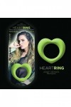 Cockring heart ring phosphorescent - Love Shop Avenue