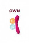 Vibromasseur 3 en 1 chauffant for my own rose - Love Shop Avenue