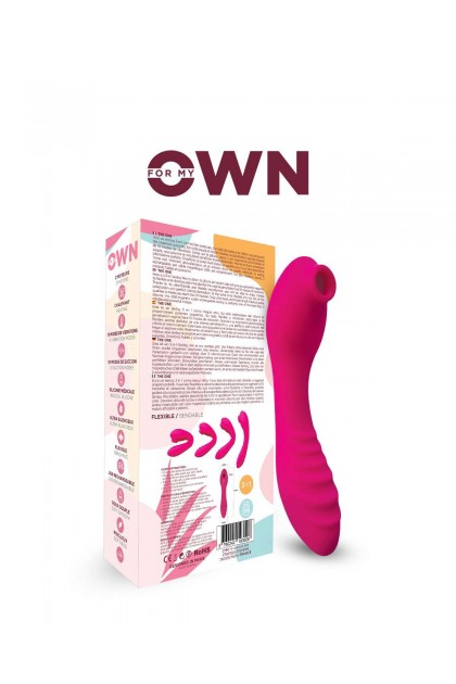 Vibromasseur 3 en 1 chauffant for my own rose - Love Shop Avenue