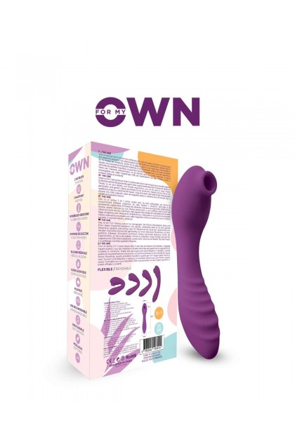 Vibromasseur 3 en 1 chauffant for my own violet - Love Shop Avenue