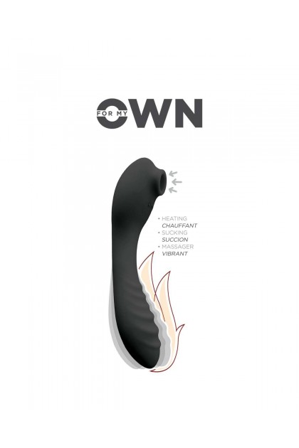 Vibromasseur 3 en 1 chauffant for my own noir - Love Shop Avenue