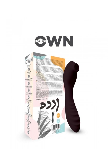 Vibromasseur 3 en 1 chauffant for my own noir - Love Shop Avenue