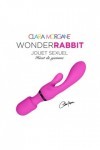 Vibromasseur wand 2 en 1  wonder rabbit rose - Love Shop Avenue