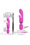 Vibromasseur wand 2 en 1  wonder rabbit rose - Love Shop Avenue
