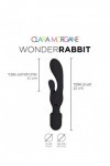 Vibromasseur wand 2 en 1  wonder rabbit noir - Love Shop Avenue