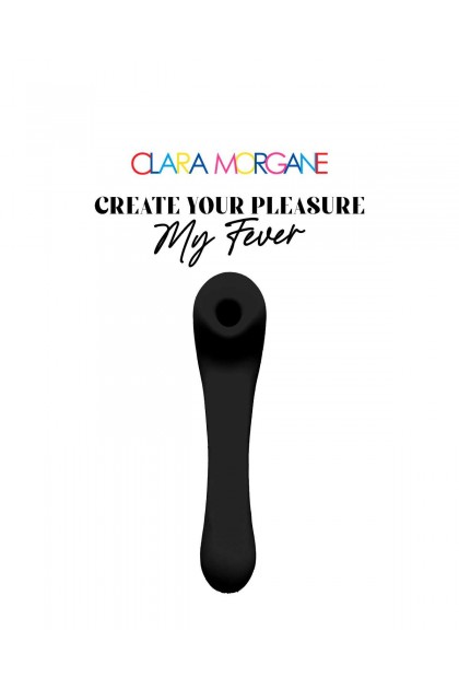 Stimulateur clitoridien et vibro 2 en 1  my fever noir