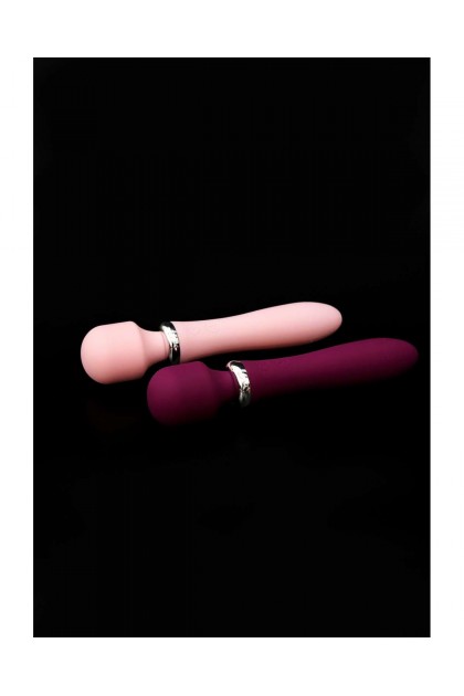 Vibromasseur 2 en 1  powerful wand rose - Love Shop Avenue
