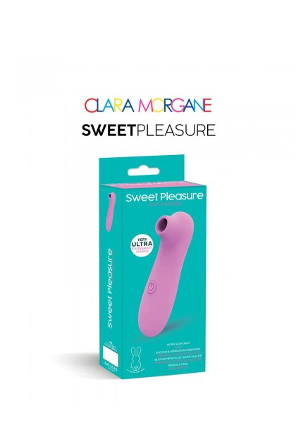 Stimulateur clitoridien a pulsation d'air sweet pleasure rose