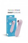 Stimulateur clitoridien a pulsation d'air sweet pleasure rose pale
