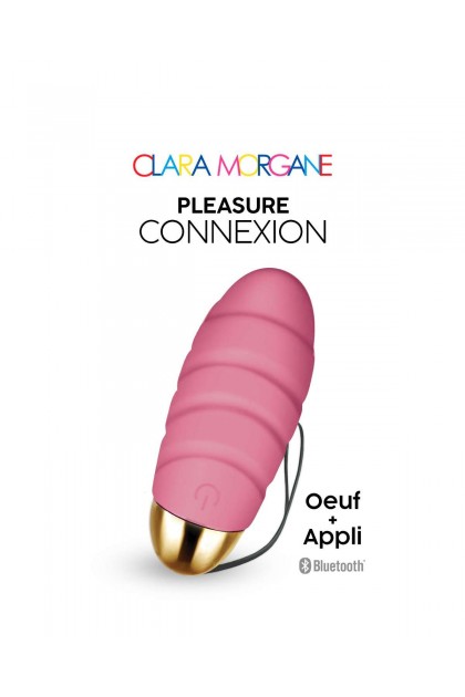 Oeuf vibrant connecté pleasure connexion rose - Love Shop Avenue