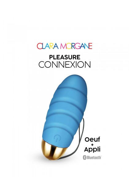 Oeuf vibrant connecté pleasure connexion bleu - Love Shop Avenue