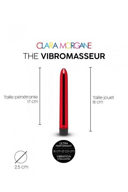 The vibromasseur - ROUGE - Love Shop Avenue