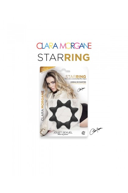 Cockring star ring noir - Love Shop Avenue