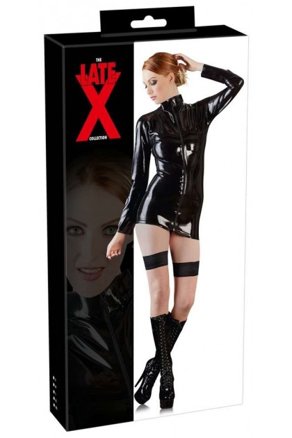 Chemise noir en latex - M - Love Shop Avenue