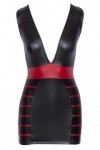 Robe courte moulante noir mat  - L - Love Shop Avenue